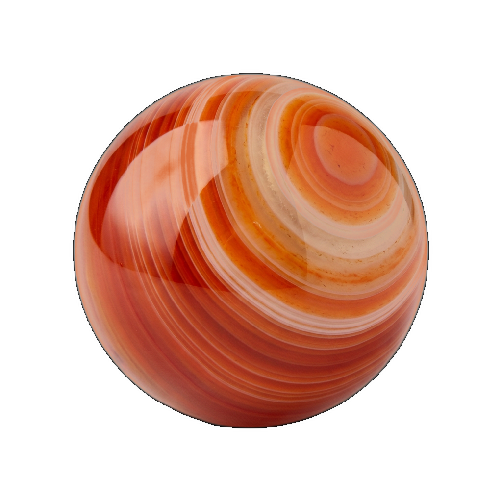 Agate — polished bead