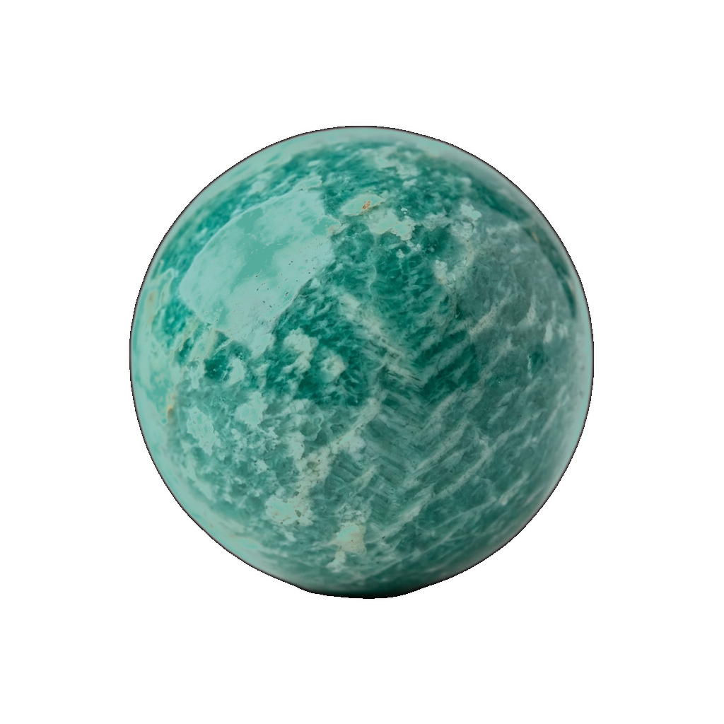 Amazonite — polished bead