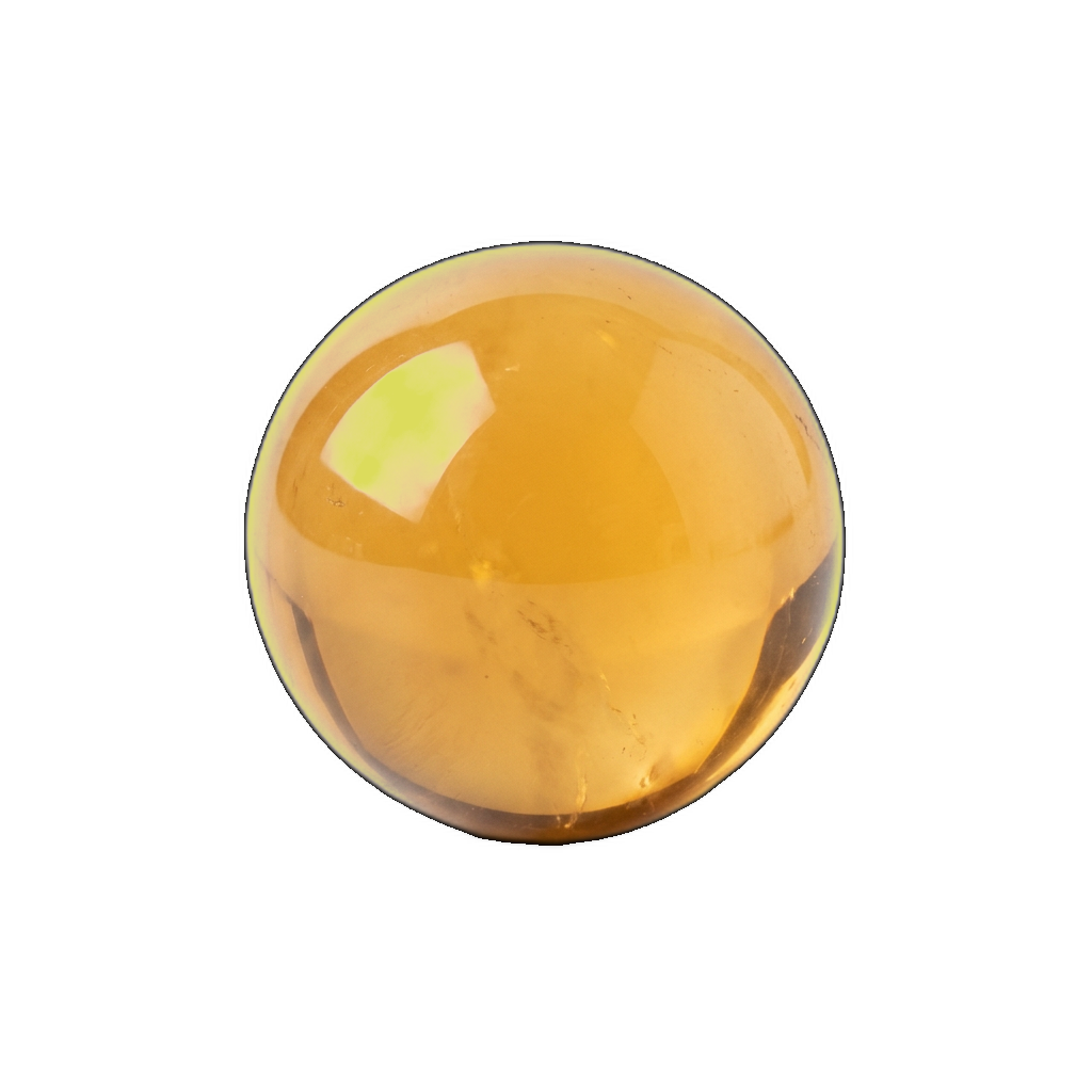 Citrine — polished bead