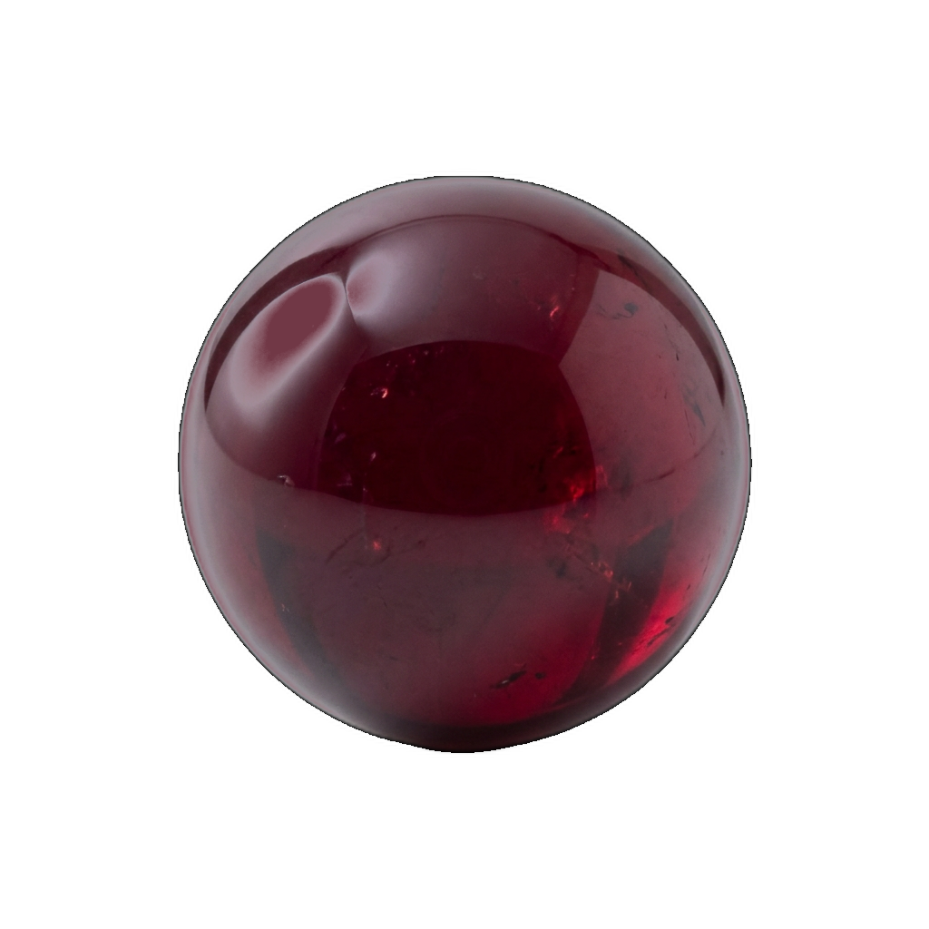 Garnet — polished bead