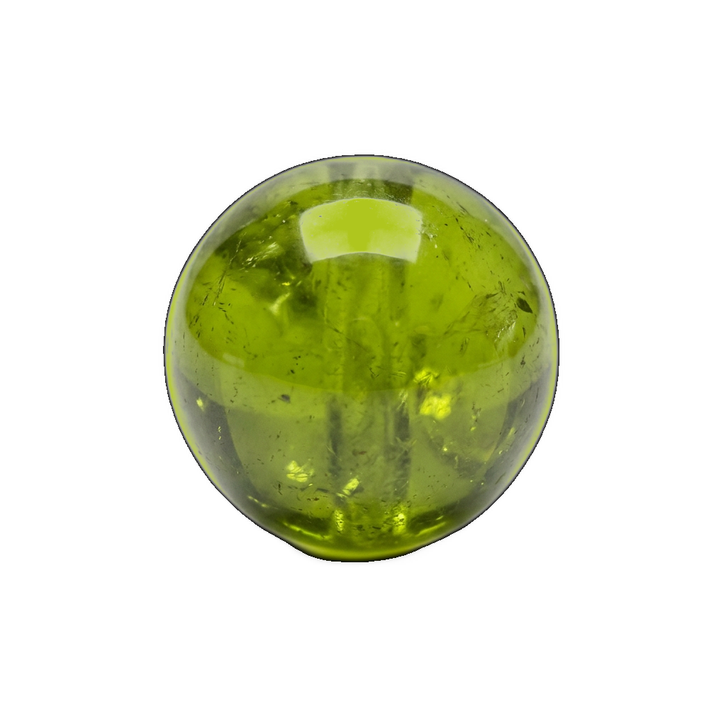 Peridot — polished bead