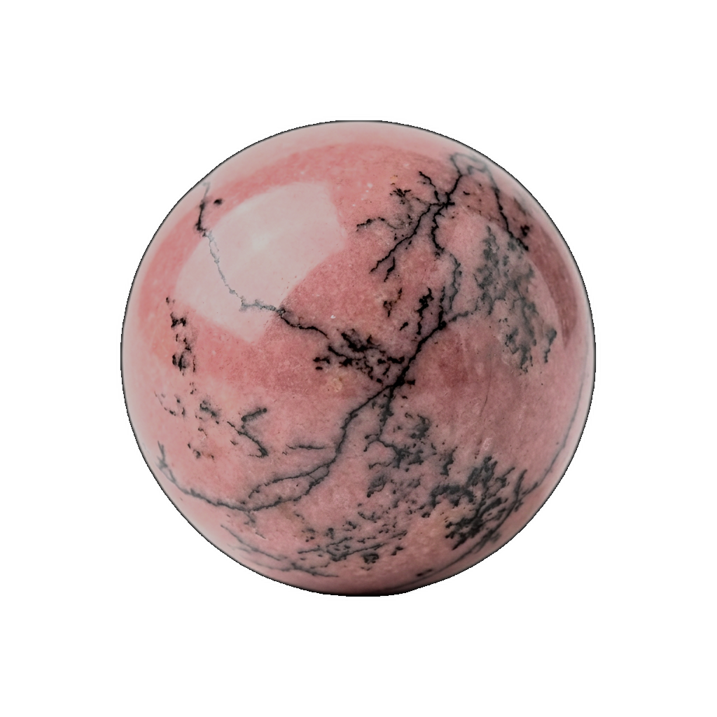 Rhodonite — polished bead