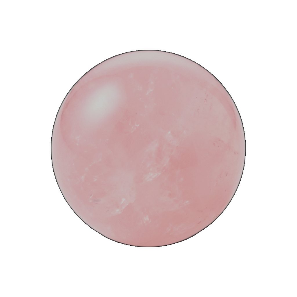 Rose Quartz — polished bead