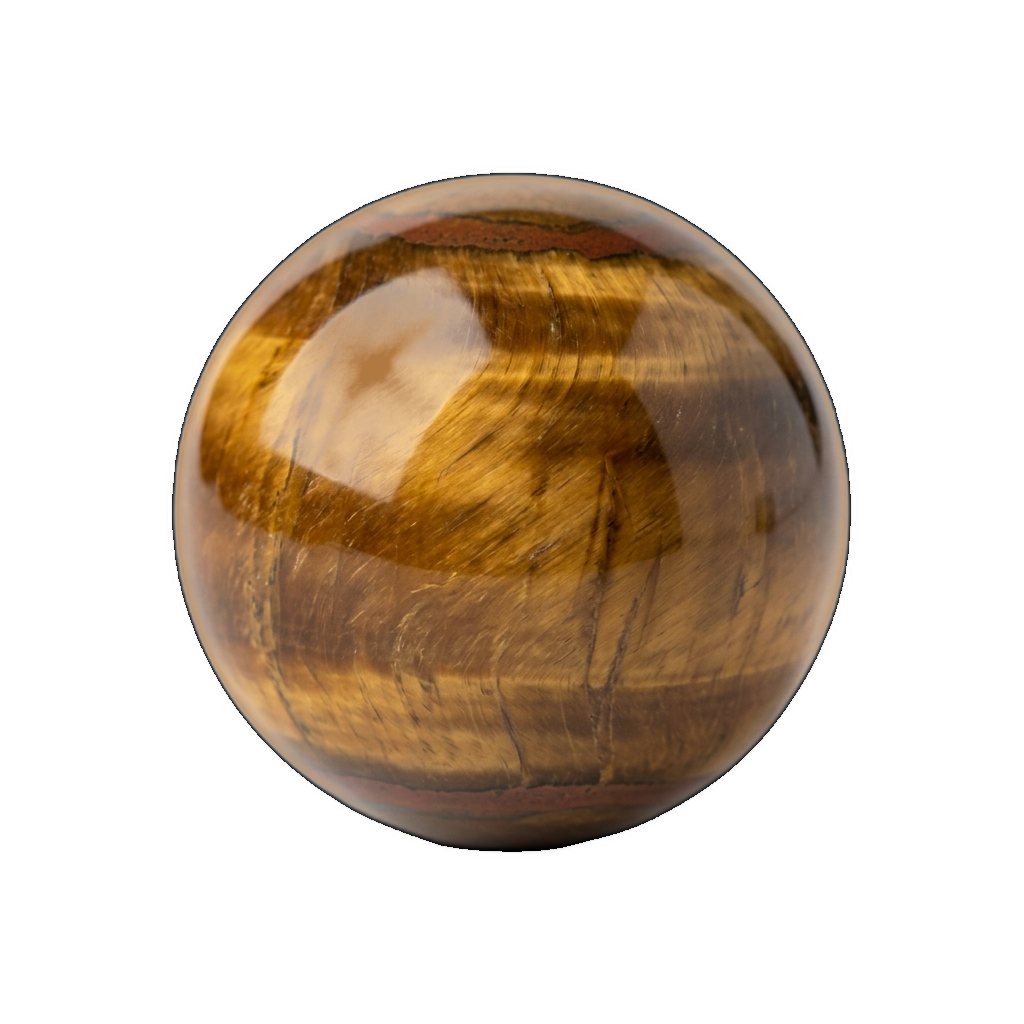 Tiger Eye — polished bead